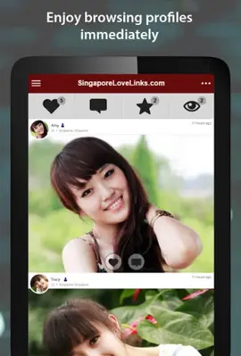 SingaporeLoveLinks Dating android App screenshot 2